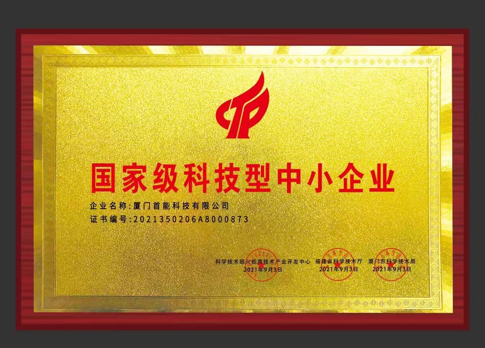 2021年入選國家級“科技型中小企業”